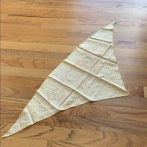 Vintage yellow head scarf